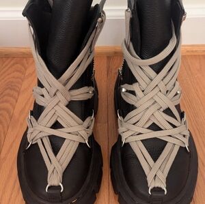 Rare Rick Owens Dr. Martens 1460 DMXL Megalace Boots US Men 6/Women 7 New in Box